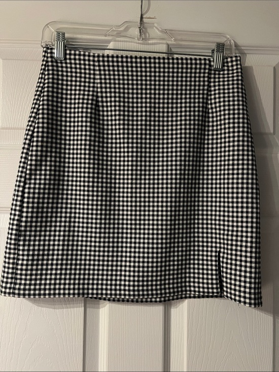 Dynamite Dresses & Skirts - Dynamite Black & White Gingham Mini Skirt